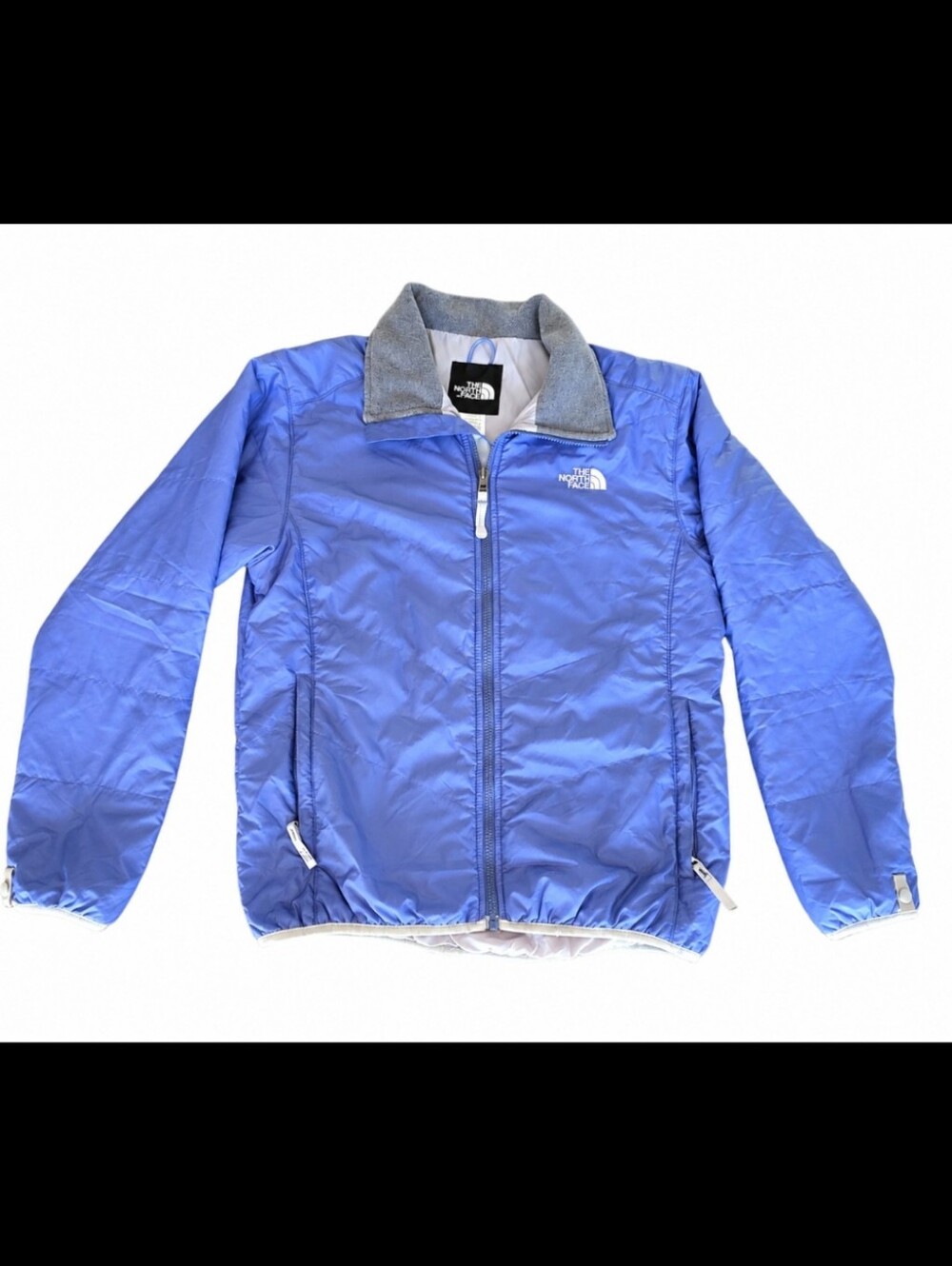 The North Face Periwinkle Blue Quilted Insulated Full Zip Jacket Size L - Picture 8 of 12